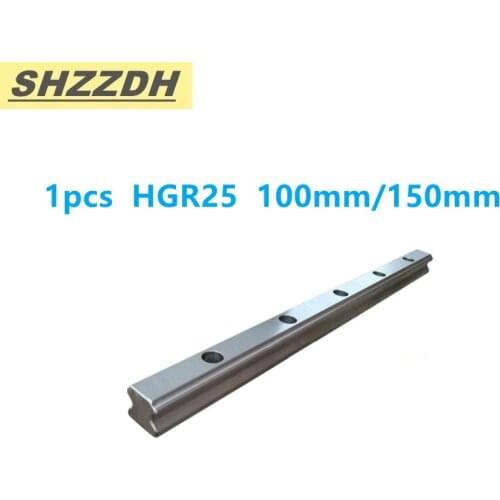 1PCS precision linear guide HGR25 length 100mm / 150mm, used for HGH25CA/HGW25CC slider CNC engraving machine accessories