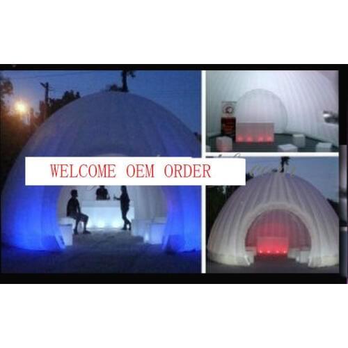 Advertising Inflatable tent with LED colorful lights for outside good atmosphere