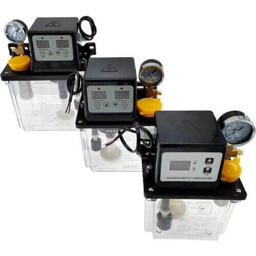 1pcs 0.5L/1L/2L Lubricant Pump Automatic Lubricating Oil Pump CNC Electromagnetic Lubrication Pump Lubricator