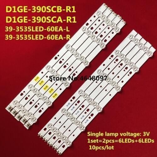 LED Backlight strip 12 lamp For UN39FH500F D1GE-390SCB-R1 D1GE-390SCA-R1 39-3535LED-60EA-L UA39EH5003R DE390BGA-V1 BN41-01824A