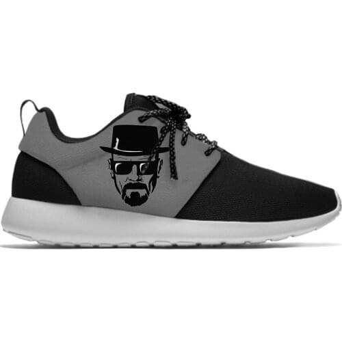 Breaking Bad Heisenberg Funny Fashion Personalized Sport Running Shoes Casual Breathable Lightweight 3D Print Men Women Sneakers