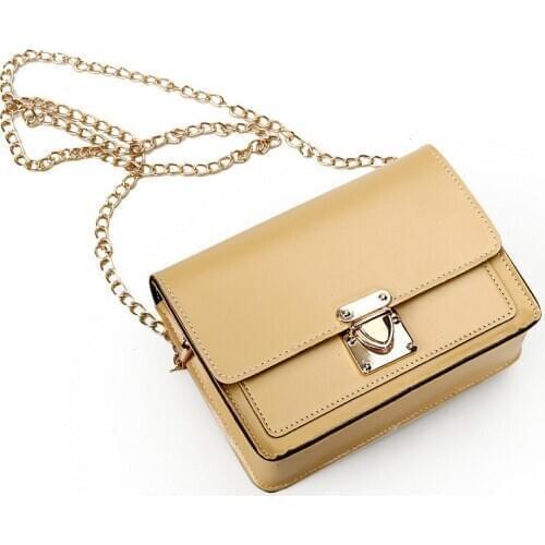 Female Bag mini handbags 2021 New Fashion Trend Women Bags Metal Lock Casual Chain Shoulder Messenger Bag Small Square Bag