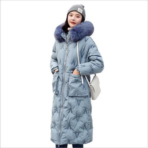 Embroidery Parkas Female Women Winter Coat Thickening Cotton Jacket Women Winter Long Thick Warm Outwear jaquetas feminina Z187