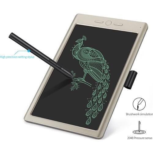 10’’ Smart Office Writing Pad Inspiration Sketchbook Drawing Note Pad with Stylus Pen for Hand-painting/Travelling Gold Bronze