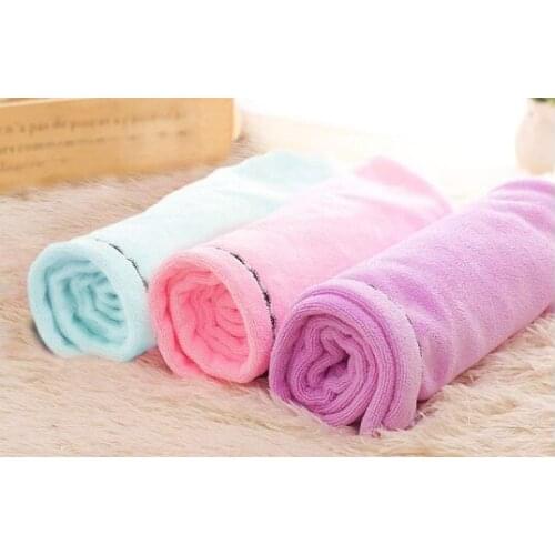 3 Pack Microfiber Hair Towel Wrap Towel Twist Turban Super Absorbent Fast Dry Hair Caps Fasten Salon Dry Hair Hat with Buttons