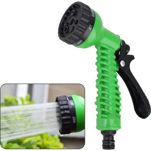 7 Pattern Multifunctional Ajustable Hose Nozzles Car Wash Water Gun Garden Water Spray Lawn Sprinkler Garden Irrigation Supplies