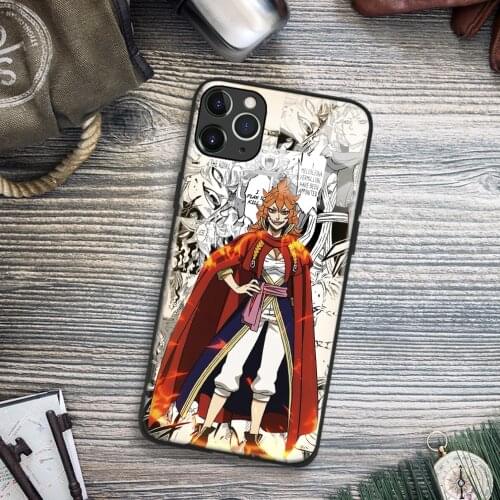 Mereoleona Vermillion Black Clover Anime Soft TPU Glass Phone Case for IPhone SE 6s 7 8 Plus X Xr Xs 11 12 Mini Pro Max Samsung