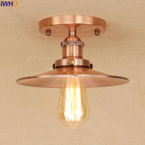 E27 Edison Industrial Loft Style Iron Vintage Ceiling Light Fixtures LED Ceiling Lamp Antique Home Lighting Lustres De Sala
