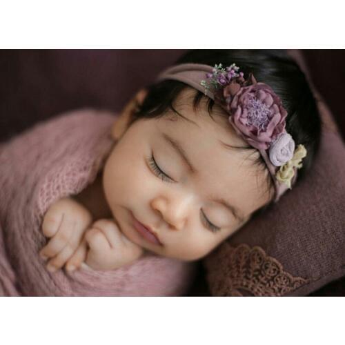 Newborn photography flower headwear headband cute baby photography head flower headband hair accessories