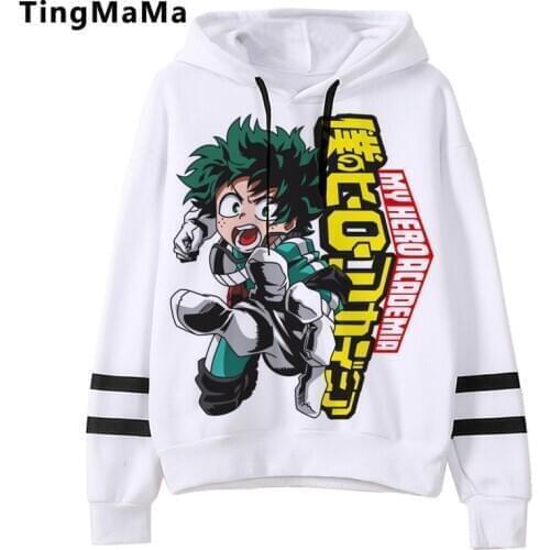 Kawaii My Hero Academia Hoodies Men Boku No Hero Academia Japanese Anime Hoody Unisex Himiko Toga Graphic Sweatshirts Male
