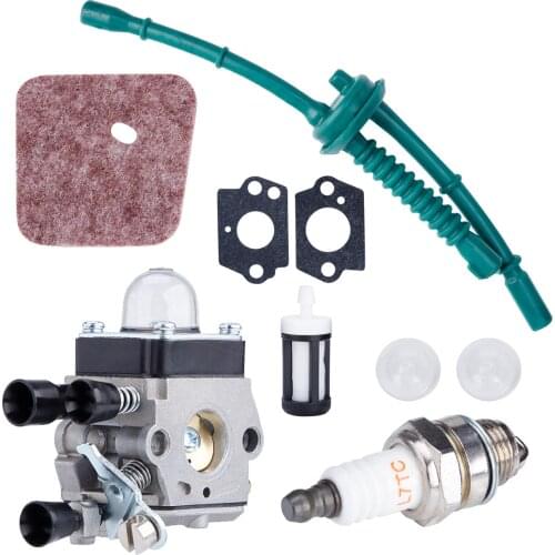 Carburetor Air Fuel Filter Carb Kit For STIHL FS85 FS80 FS55 FS46 FS45 FS38 New Air Fuel Filter Gasket Carb