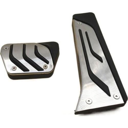 Stainless Steel Pedal Cover For BMW E46 E60 E92 E93 X5 X6 F30 F10 Non-Slip No Drilling Brake And Accelerator Pedal Covers
