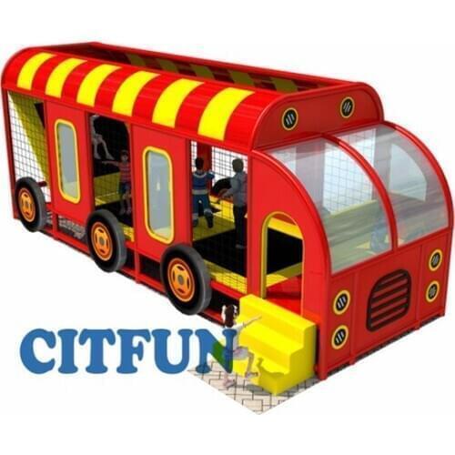 New design Popular Attractive Kids indoor car style trampoline park for sale TP-002D