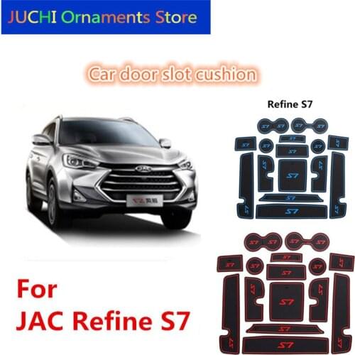 Car door slot cushion, car water cup storage pad, car coasters for JAC Refine S7