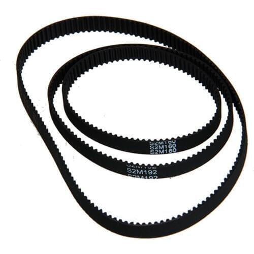 6pcs DIy S2M loop timing belt 160/192/200/250/400/600/634/650/860/880mm closed belt for Reprap 3d printer