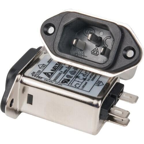 AC Power Filter Mains EMI High Frequency Noise IEC Purifier 8A Socket