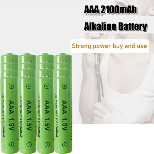 1.5V AAA 2100mah Alkaline Rechargeable Battery for Toys Remote Control light Battery