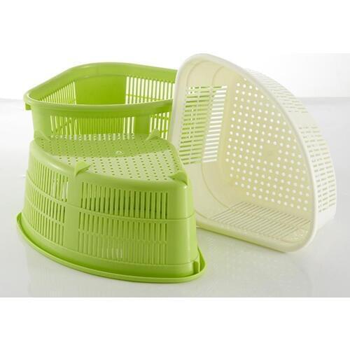 1PC Triangle Kitchen Sink Fruit Washing Waste Draining Basket Plastic Storage Rack Multi Purpose Washing Bowl Sponge Drain Rack