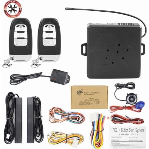Universally Car Auto Alarm Remote Central Door Locking Model B Anti-Theft Device Vehicle Keyless Entry System Free Shipping