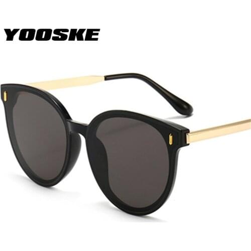 YOOSKE Vintage Round Sunglasses Women Men Classic Brand Retro Driving Sun Glasses Circle Points Sunglass for Female Male UV400