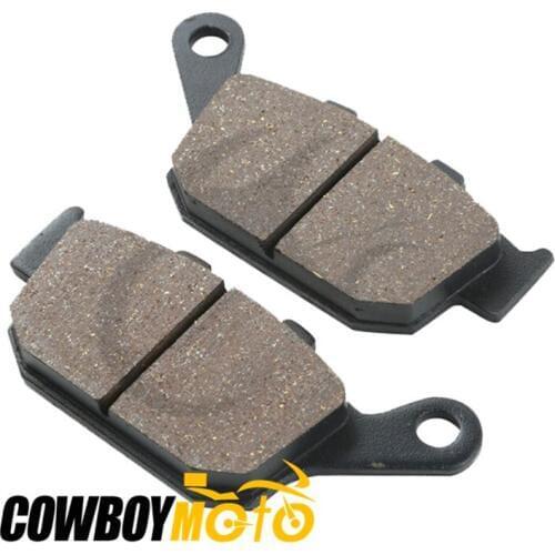 Motorcycle Rear Brake Pads For Honda VT 250 FL Spada Castec 88-90, CB-1 (CB 400 F) 89-90, NTV 650 88-97, CB 400 NC36) 97-98
