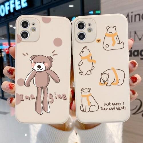 Protective Cases For Iphone 11 Case Iphone 12 Pro Max XR X Xs 7 8 6 6s Plus SE 2020 Mini Cover Silicon Len Protection Soft Funda