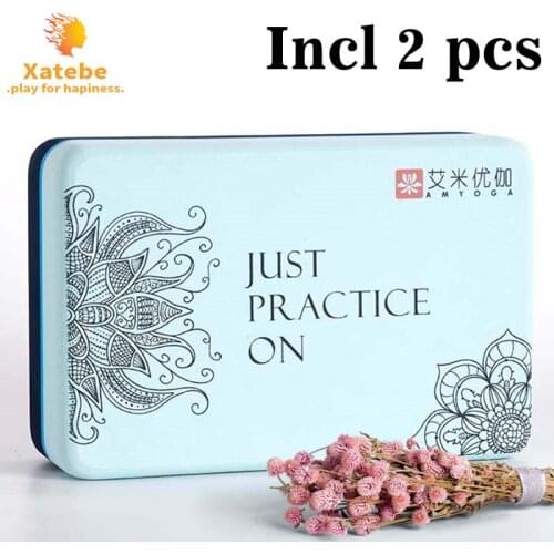 2 pcs set high density foam EVA Yoga Block Sports Fitness Body Shaping Gym Exercise auxiliary Foam Workout Training Equipment