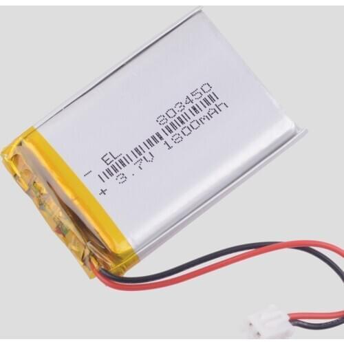 3.7V 1800mAh Rechargeable li Polymer Li-ion Battery For MP3 MP4 Game Player mouse PSP Lampe speaker toys 803450 083450