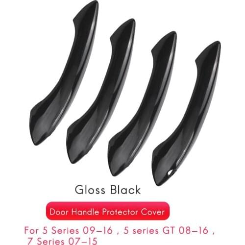ABS Outside Exterior Door Handle Protector Cover Trim for-BMW 5 6 7 Series F07 F10 F11 F06 F12 F13 F01 F02