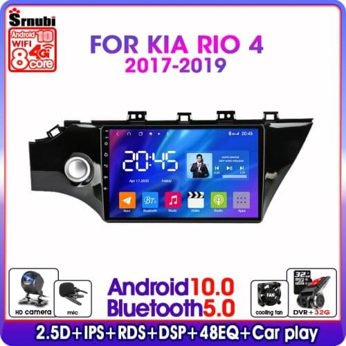 Android9.0 Car Player For KIA RIO 4 2017- 2019 2Din Multimidia Video Player T3L T9 4G+ wifi RDS 6+64 GPS Navigaion Split Screen