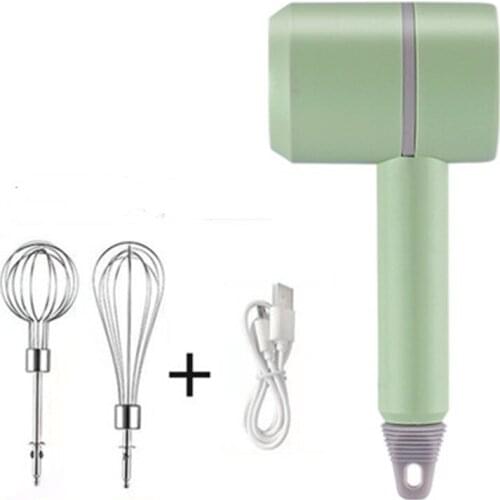 Wireless Electric Whisk Rechargeable Household Hand-held Automatic Cream Whisk Baking Mixer Kitchen Tool