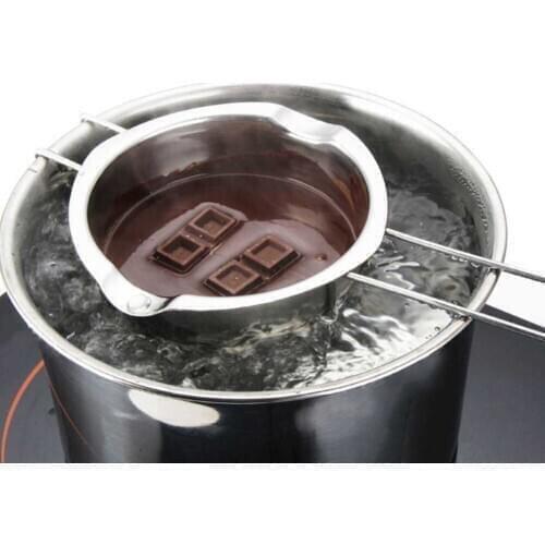 Chocolate Butter Melt Bowl Heating Pot DIY Long Grip Handle Pastry Cooking Dessert Pot Home Kitchen Baking Tools