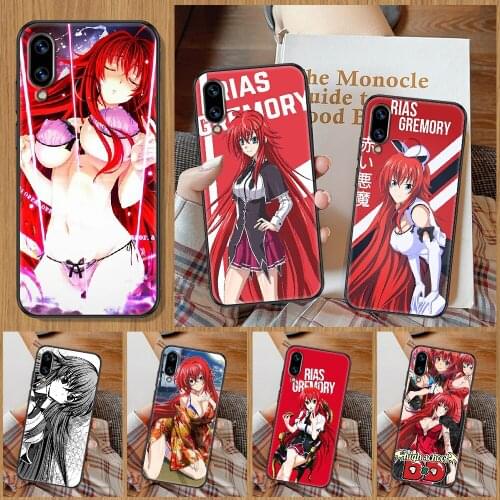 Rias Gremory High School DxD Phone Case For Huawei Honor 6A 7A 7C 8A 8X 8 9 9X 10 10i 20 Lite Pro black pretty cover tpu shell