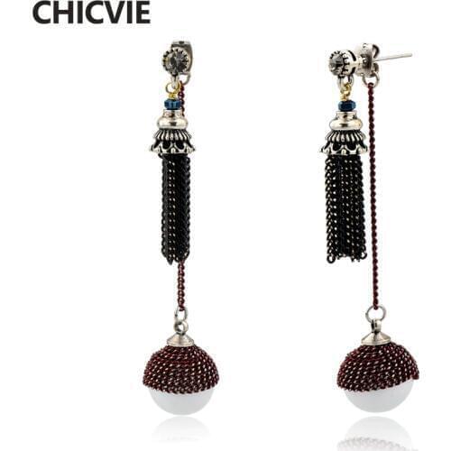 Женские серебрянные серьги CHICVIE China At AliExpress