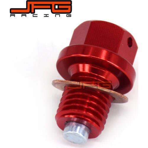 CNC Billet Aluminum Magnetic Oil Drain Plug Bolt For HONDA XR50R CRF50F CR85R CR125R CR250R CRM250R CRM250AR CRF250L XR250 XR400