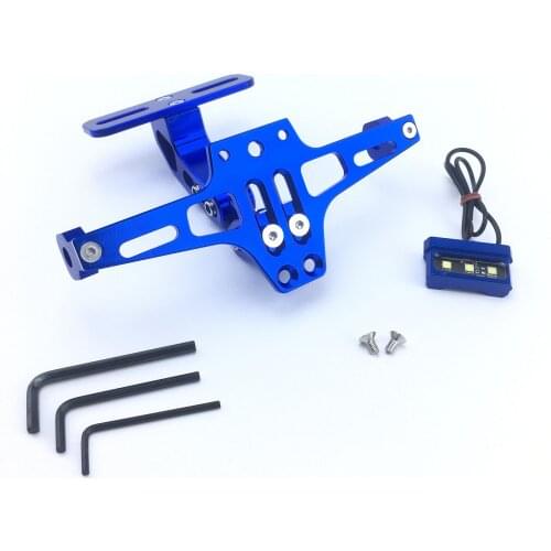 Motorcycle Rear License Plate Mount Holder and Turn Signal Light For Honda For Kawasaki Z750 Z800 For YAMAHA MT07 MT09 MT10 R1 3