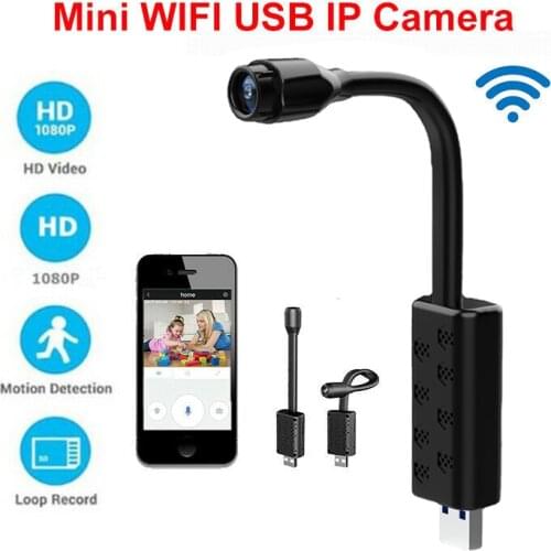 HD Smart Mini Wifi USB Camera Portable Real-time Security Camcorder Remote Monitoring Record Motion Detection Mini Camera