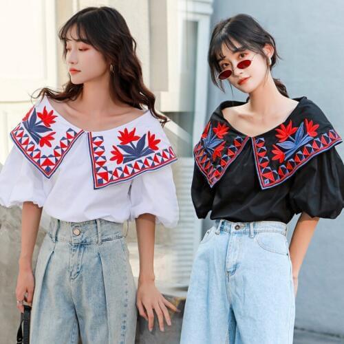LLZACOOSH Wide Blouses