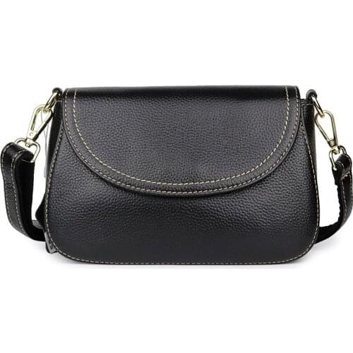 Small Women Messenger Bag Soft Leather Crossbody Bag Female Handbag Purses Vintage Small Flap shoulder bag women Bolsos Mujer