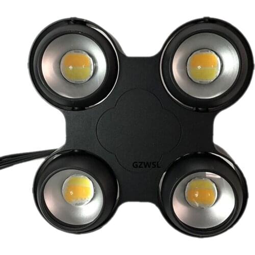 4PCS/LOT Outdoor ip65 led light 4x100W white+warm white waterproof led cob blinder light