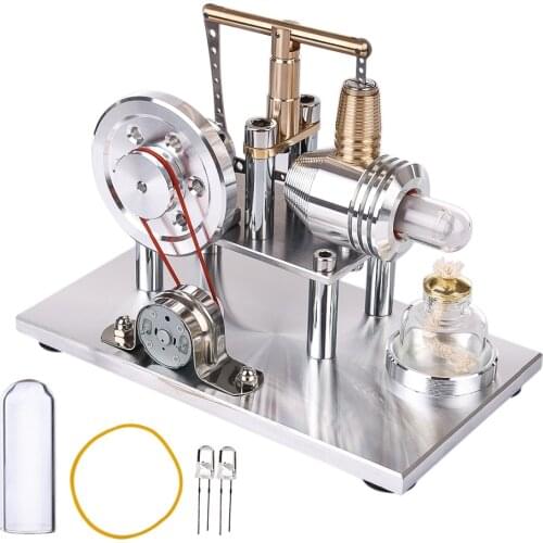 Stirling Engine Education Model DIY Steam STEM Toy for Children Learning Science Gift 2019 Decoration Model Building Kit