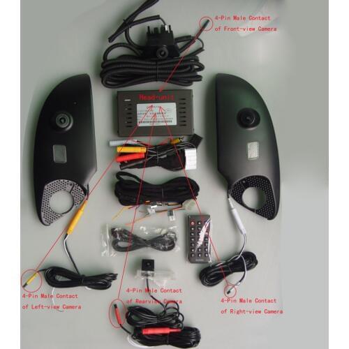 360 Degree Bird View Panorama System surround view system Special for Toyota Prado Land Cruiser Car DVR Recording