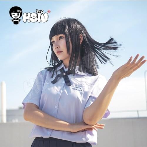 Nanno cosplay wig Girl from Nowhere cosplay HSIU Black short hair+Free Brand wig Cap