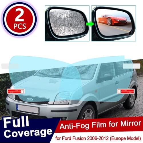 For Ford Fusion 2006~2012 Europe Model Full Cover Anti Fog Film Rearview Mirror Rainproof Clear Anti-fog Films Car Accessories