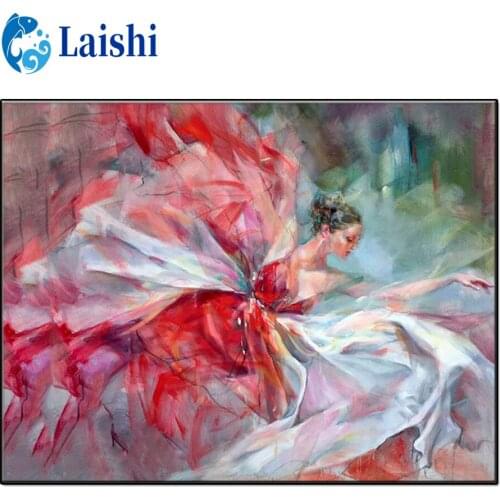 Full Square Diamond Abstract graffiti dancing woman Diamond Painting Diamond Embroidery Cross Stitch Rhinestone Mosaic Painting