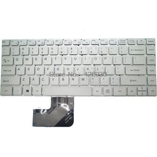 Laptop US Keyboard For Irbis NB163 English silver without frame New