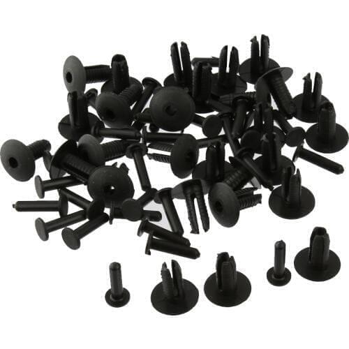 30pcs Plastic Bumper Mounting Rivet Body Trim Clip for BMW E30 E36 E46 E39 E38 Z1 Pack of 30 High Quality Plastic
