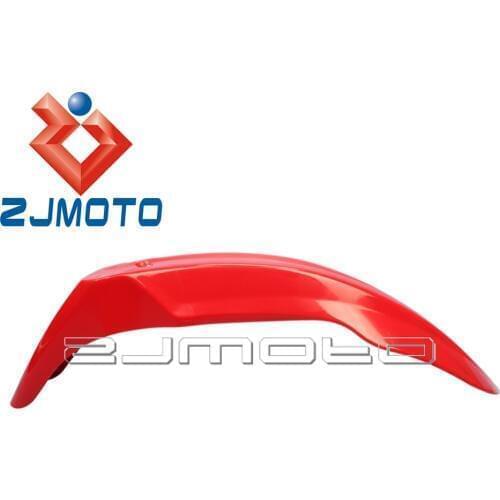 ZJMOTO Universal Red ABS Plastic Motocross Off Road Dirt Bike Front Fender Front Mudguards For Honda XR CRF 230 250 450 650