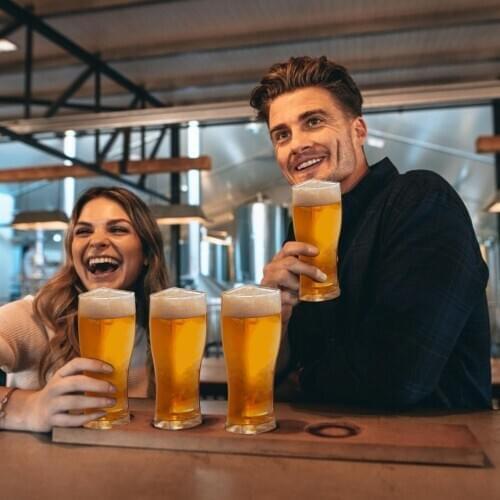 1 Set Beer Glasses 4 in 1 Creative Large Capacity Acrylic Super Schooner Beer Mugs for Bars