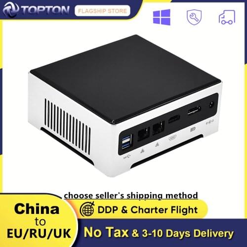 2021 New Portable Mini PC Gamer 10nm Intel Core i7-1065G7 i5-1035G4 Desktop Computer Windows 10 Linux 2*DDR4 M.2 SSD HDMI DP 4K